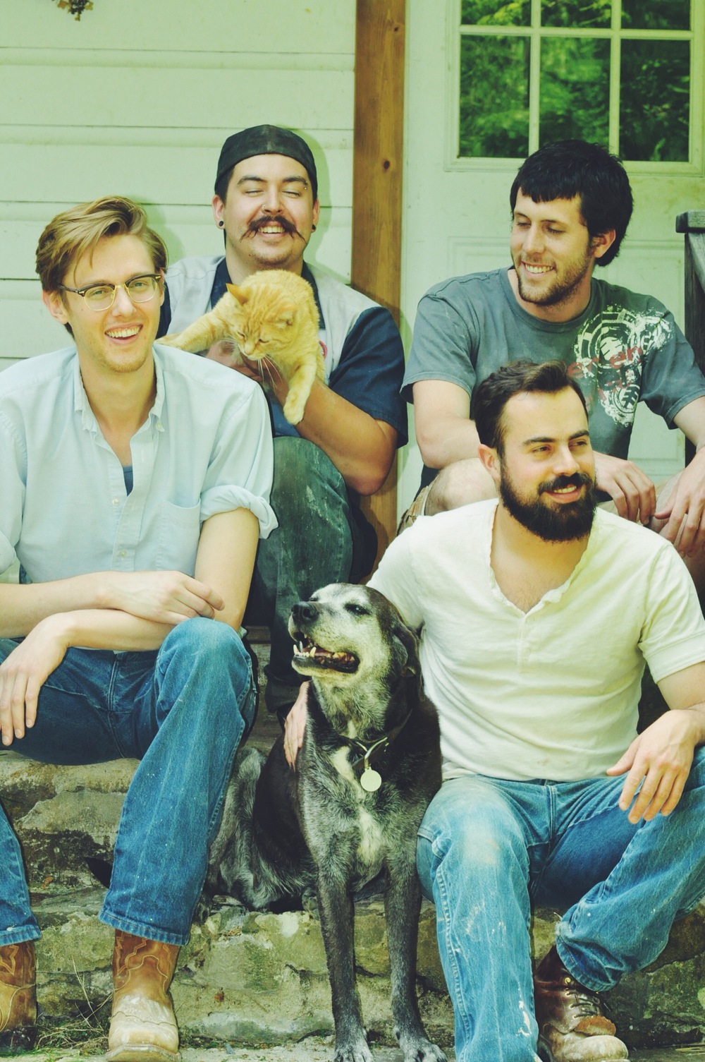  East Fork Crew: Cory Sizemore (with Kinky Matisse), Will Dix, John Vigeland, Zuma Matisse & Alex Matisse  